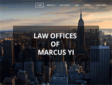 Tablet Screenshot of marcusyilaw.com
